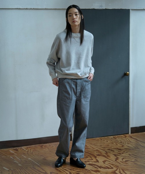 トレーナー スウェット 「OMNIGOD womens / オムニゴッド」 シンカー小寸裏毛 クルーネックトレーナー レディースの画像
