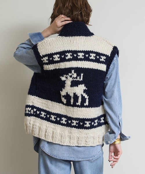 ニット セーター カウチンニットベスト レディース : ZOZOTOWN Yahoo