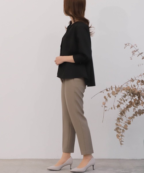 「mil」 7分袖ブラウス M ブラック レディース_画像4