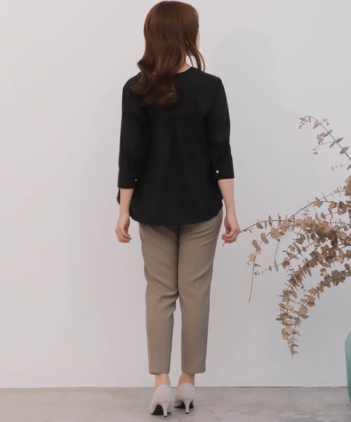 「mil」 7分袖ブラウス M ブラック レディース_画像5