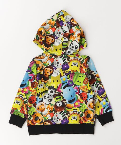 A BATHING APE（アベイシングエイプ） パーカー 3D MILO ALL FRIENDS