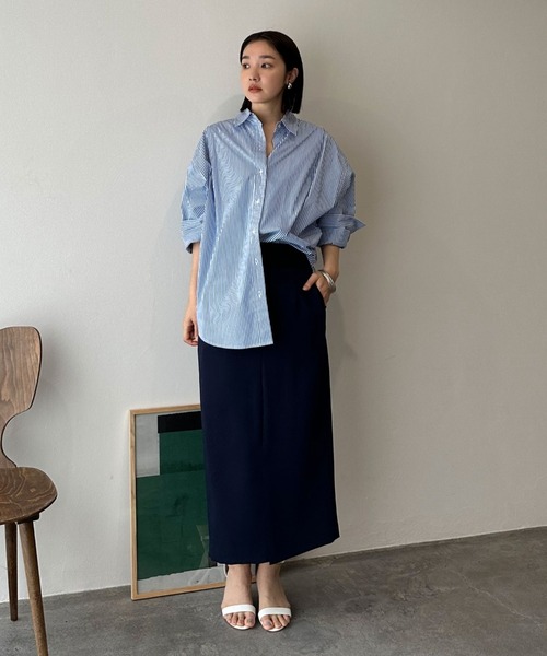 「DOUX ARCHIVES」 タイトスカート SMALL ネイビー レディース_画像4