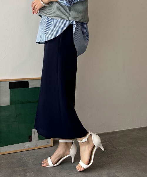 「DOUX ARCHIVES」 タイトスカート SMALL ネイビー レディース_画像5