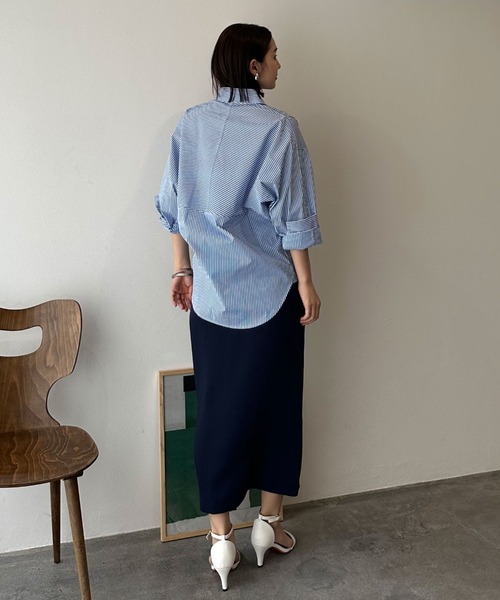 「DOUX ARCHIVES」 タイトスカート SMALL ネイビー レディース_画像9