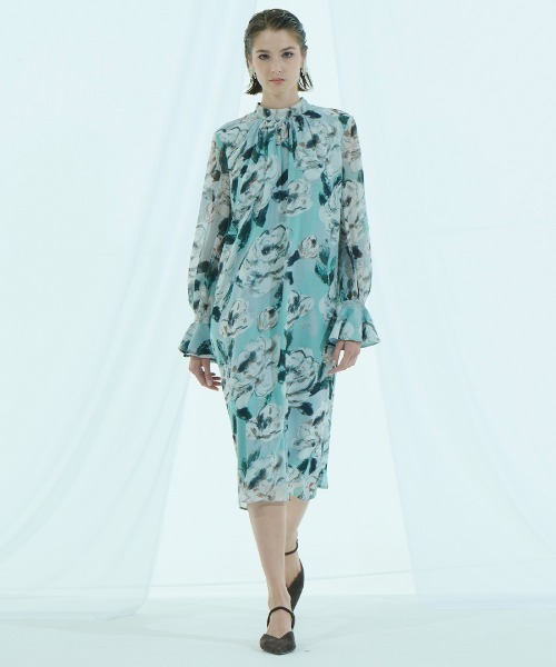 Sov. ワンピース フラワーシフォンワンピース : ZOZOTOWN Yahoo!店