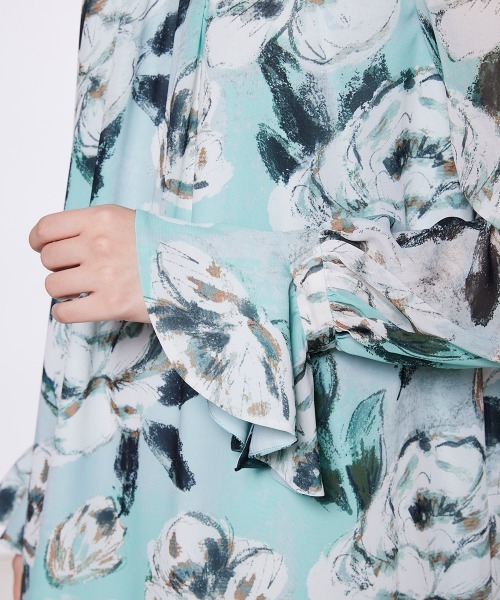 Sov. ワンピース フラワーシフォンワンピース : ZOZOTOWN Yahoo!店