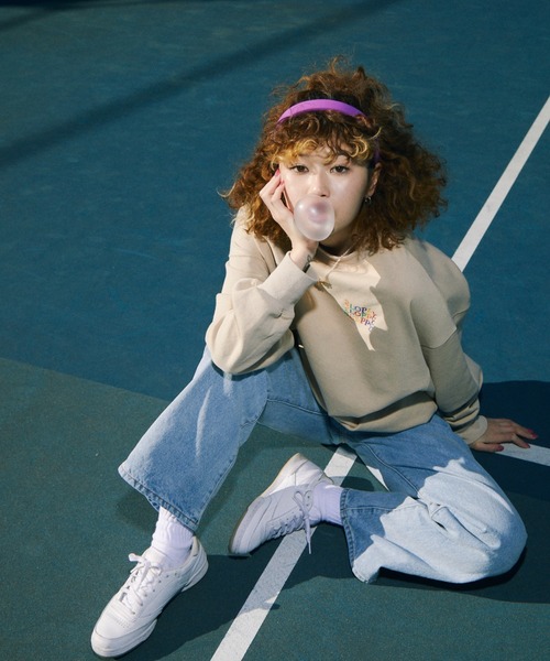 [WHO'S WHO gallery] Denim брюки MEDIUM sax голубой женский 