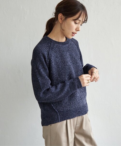 ajwain ニット Ajwain フラワーモチーフハンドニット maydi erikokatori - トップス新しい