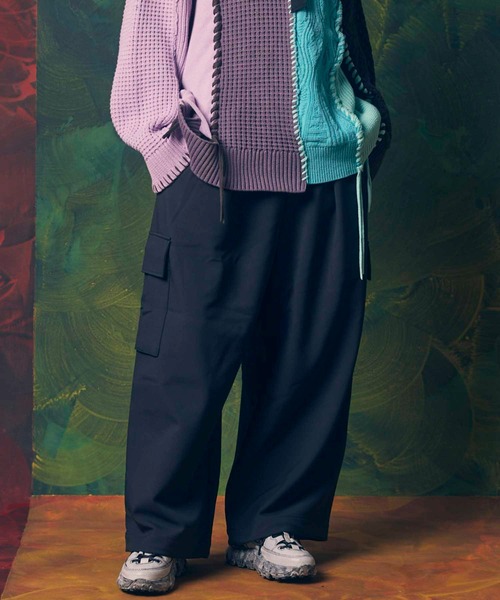 MAISON SPECIAL（メゾンスペシャル） カーゴパンツ 0 チャコールグレー