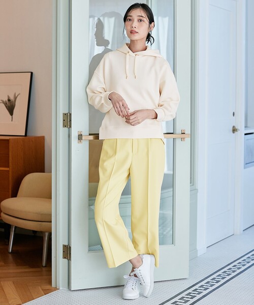 「ANY SIS」 プルオーバーパーカー 2 ベージュ レディース_画像2