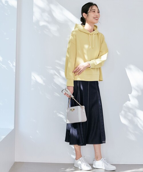 「ANY SIS」 プルオーバーパーカー 2 ベージュ レディース_画像5