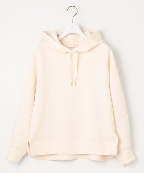 「ANY SIS」 プルオーバーパーカー 2 ベージュ レディース_画像8