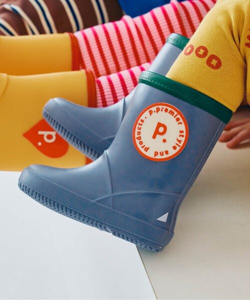 p.premier（ピードットプルミエ） 長靴 レインブーツ 雨の日がたのしい