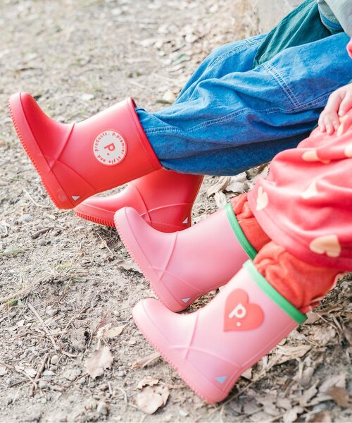 p.premier（ピードットプルミエ） 長靴 レインブーツ 雨の日がたのしい