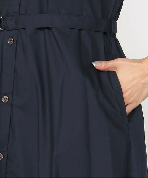「PREFERIR」 シャツワンピース MEDIUM ブルー レディース_画像9