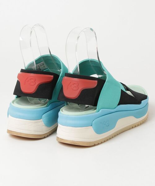 「Y-3」 サンダル 25.5cm グリーン メンズ_画像2