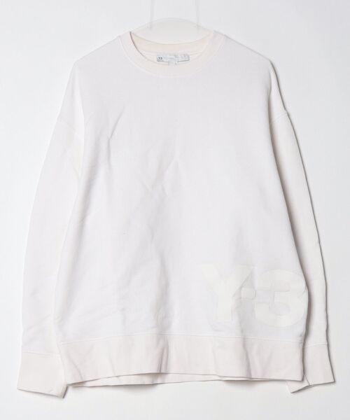 Y-3 「Y-3」 長袖Tシャツ MEDIUM ライトホワイト メンズ : ZOZOTOWN