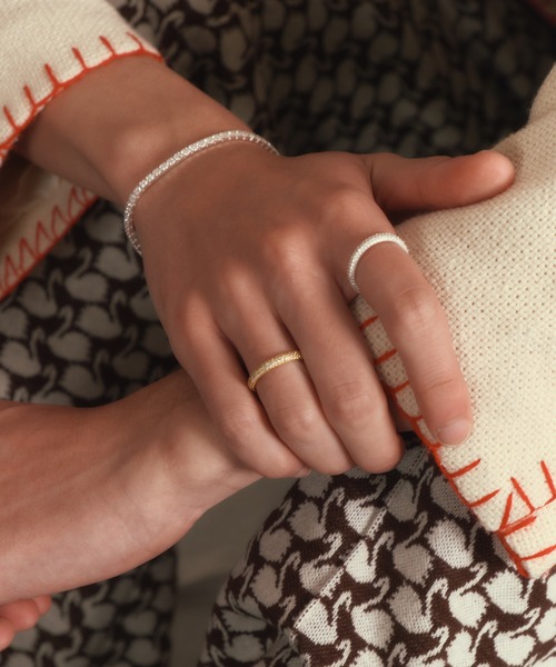 whoseA（フーシー） 指輪 リング 「silver925」Line Wide Ring