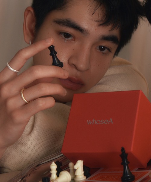 whoseA（フーシー） 指輪 リング 「silver925」Line Wide Ring