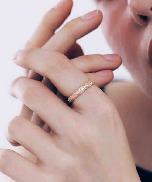 whoseA（フーシー） 指輪 リング 「silver925」Line Wide Ring