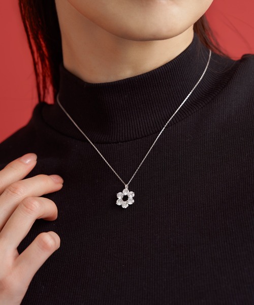 Jewel closet by L&Co. ネックレス シルバー925 キュービック 