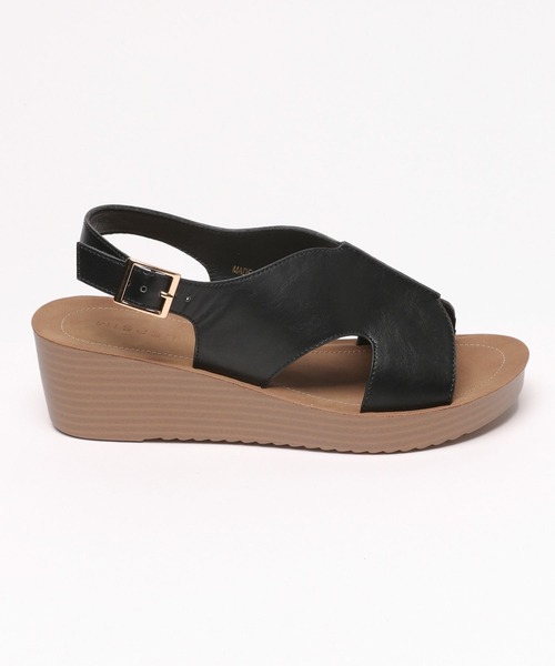 「LEPSIM」 フラットサンダル MEDIUM シルバー レディース_画像3