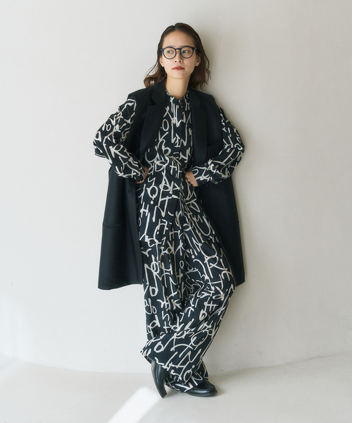 HARDY NOIR（アルディーノアール） パンツ HARDYプリント2タックパンツ