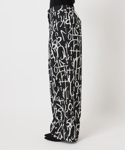 HARDY NOIR（アルディーノアール） パンツ HARDYプリント2タックパンツ