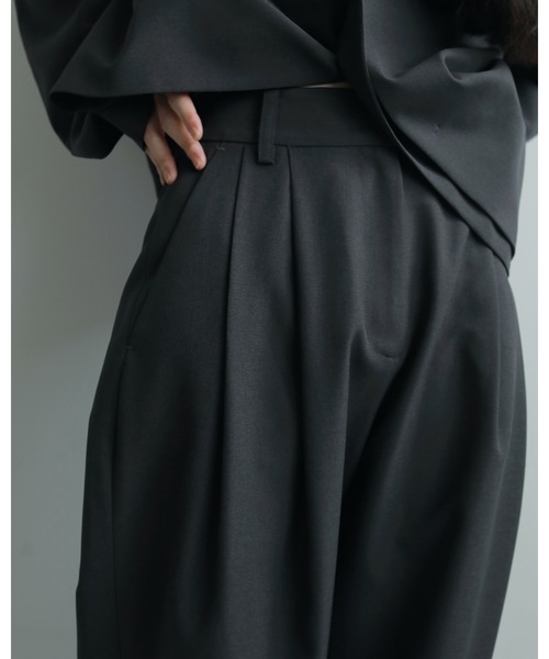 「anuke」 パンツ 38inch グレー レディース_画像8