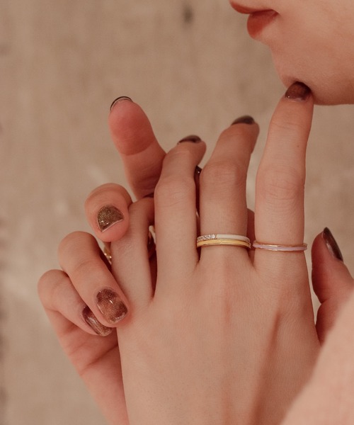 「NOIR DE POUPEE」 リング #13 オレンジ レディース_画像5