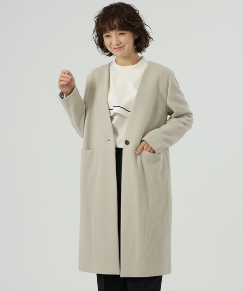 「CAST:」 チェスターコート S ブラウン系その他5 レディース_画像7