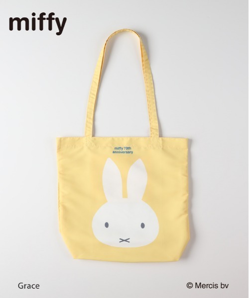 Right-on（ライトオン） エコバッグ miffy ボアポーチ付き
