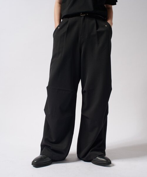 Lui's（ルイス） イージーパンツ S ブラック メンズ : ZOZOTOWN Yahoo