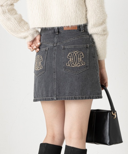 Chico（チコ） デニムスカート 1 ネイビー レディース : ZOZOTOWN