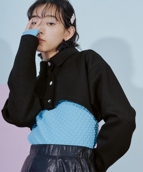 「miette」 長袖シャツ FREE ベージュ レディース_画像3