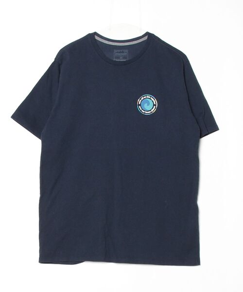 patagonia（パタゴニア） 半袖Tシャツ M ネイビー メンズ : ZOZOTOWN