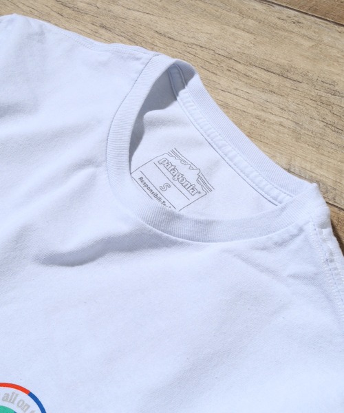 patagonia（パタゴニア） 半袖Tシャツ M ネイビー メンズ : ZOZOTOWN 