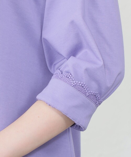 「AMACA」 7分袖カットソー 38 グリーン系その他7 レディース_画像8