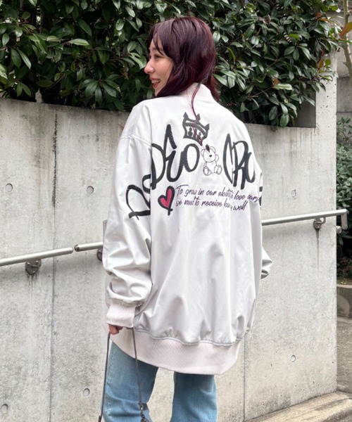ロデオクラウン【UNISEX】BRIDGE BEAR オーバーブルゾン RODEO CROWNS WIDE BOWL | 【UNISEX】BRIDGE BEAR オーバーブルゾン
