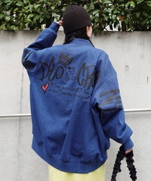 ロデオクラウン【UNISEX】BRIDGE BEAR オーバーブルゾン RODEO CROWNS WIDE BOWL | 【UNISEX】BRIDGE BEAR オーバーブルゾン