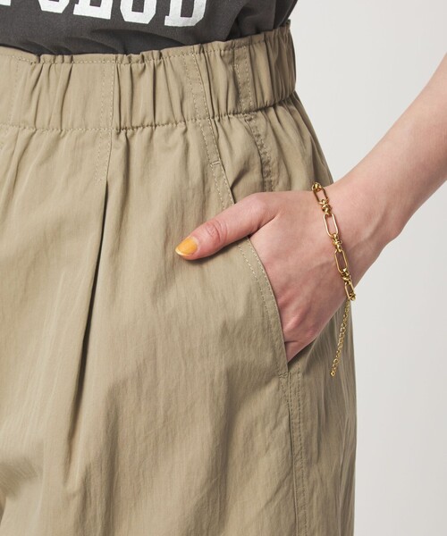 ワイドパンツ パンツ 「size SHORTあり」イージー カーブ パンツ ウォッシャブル 接触冷感 レディースの画像