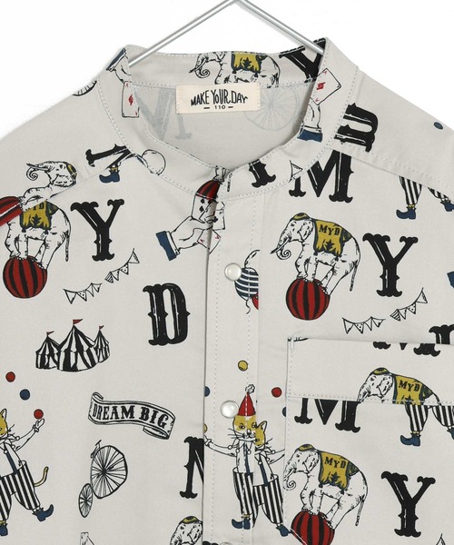 「MAKE YOUR DAY」 「KIDS」長袖ブラウス 160 ブラック キッズ_画像2