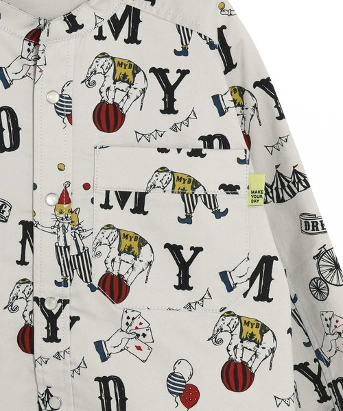 「MAKE YOUR DAY」 「KIDS」長袖ブラウス 160 ブラック キッズ_画像3