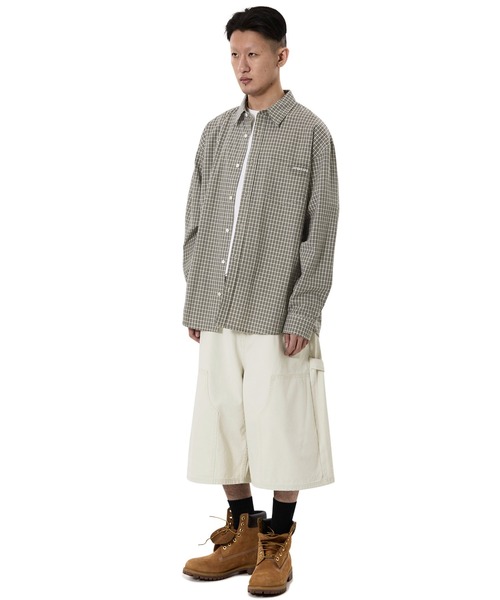 OY（オーワイ） シャツ 「OY/オーワイ」GRID CHECK SHIRT/グリッド