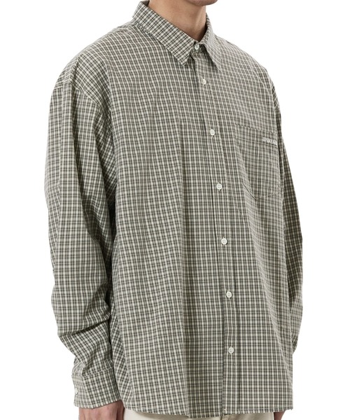 OY（オーワイ） シャツ 「OY/オーワイ」GRID CHECK SHIRT/グリッド