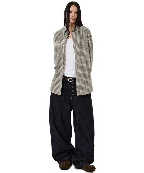 OY（オーワイ） シャツ 「OY/オーワイ」GRID CHECK SHIRT/グリッド