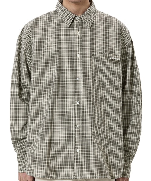 OY（オーワイ） シャツ 「OY/オーワイ」GRID CHECK SHIRT/グリッド
