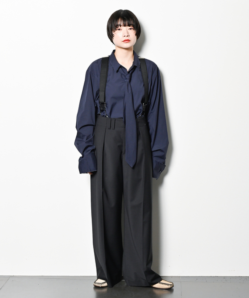 「CITYSHOP」 パンツ 38 ネイビー レディース_画像4
