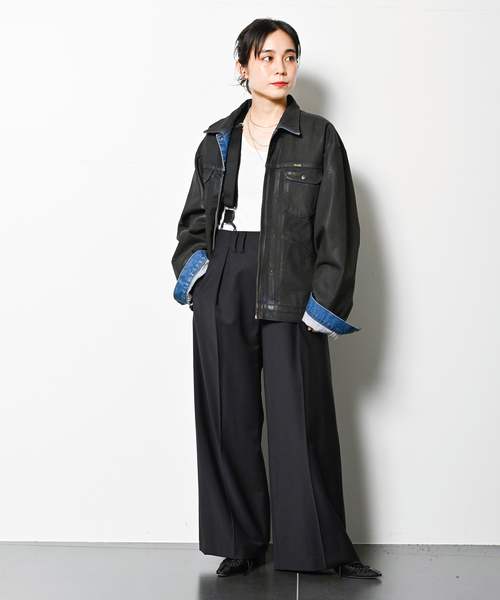 「CITYSHOP」 パンツ 38 ネイビー レディース_画像5