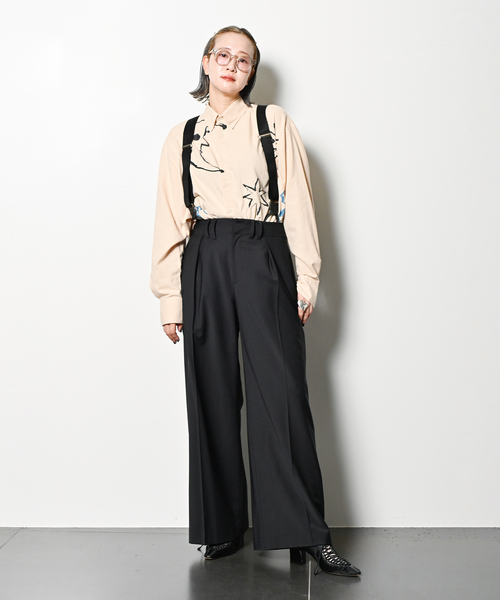 「CITYSHOP」 パンツ 38 ネイビー レディース_画像7